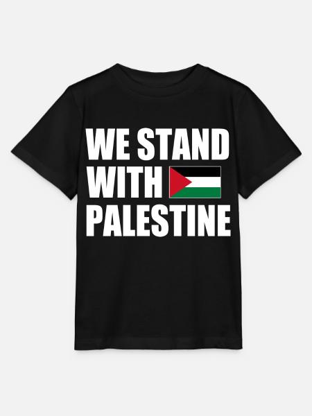 We stand with palestine - Stanley/Stella Kinder T-Shirt MINI CREATOR  - Schwarz