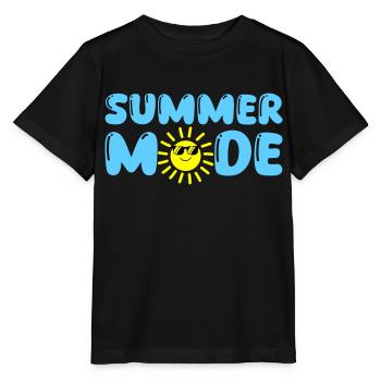 summer mode - Stanley/Stella Kinder T-Shirt MINI CREATOR  - Schwarz - Vorne - Mikhail (115cm)