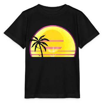 Sunny Summer Closed day - Stanley/Stella MINI CREATOR Kids’ T-Shirt - black - Front - Mikhail (115cm)