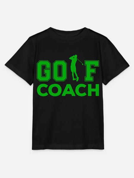 golf coach - Stanley/Stella Kinder T-Shirt MINI CREATOR  - Schwarz