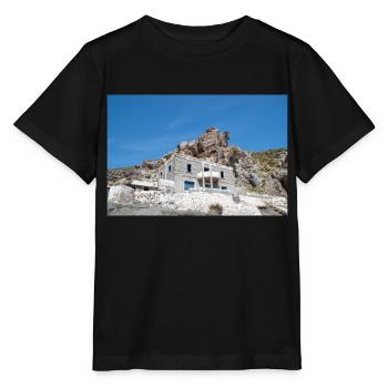 lost place Empros Therme at the Therma Springs - Stanley/Stella MINI CREATOR Kids’ T-Shirt - black - Front - Mikhail (115cm)
