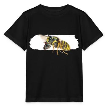 Wasp during transport - Stanley/Stella MINI CREATOR Kids’ T-Shirt - black - Front - Mikhail (115cm)