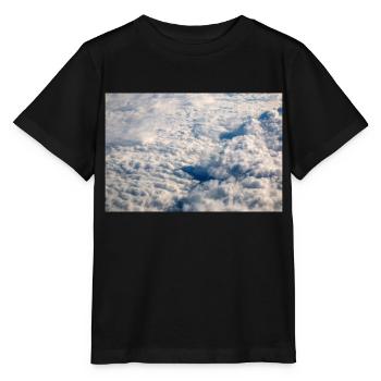 Formations nuageuses et Alpes près de la Zugspitze - T-shirt bio MINI CREATOR Stanley/Stella Enfant - noir - Devant - Mikhail (115cm)