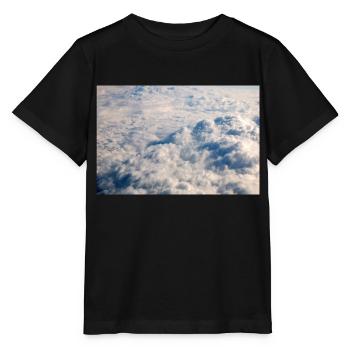 Formations nuageuses et Alpes près de la Zugspitze - T-shirt bio MINI CREATOR Stanley/Stella Enfant - noir - Devant - Mikhail (115cm)
