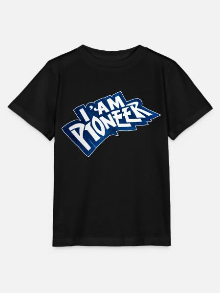 Ich bin ein Pionier - Stanley/Stella Kinder T-Shirt MINI CREATOR - Schwarz