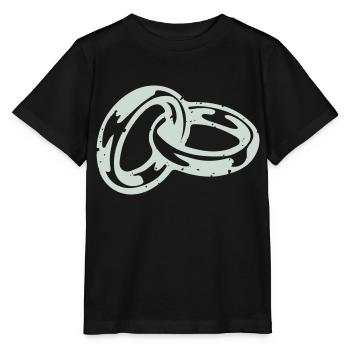 wedding rings - Stanley/Stella MINI CREATOR Kids’ T-Shirt - black - Front - Mikhail (115cm)