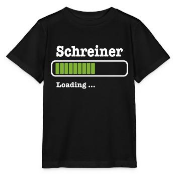 Schreiner - Stanley/Stella Kinder T-Shirt MINI CREATOR  - Schwarz - Vorne - Mikhail (115cm)