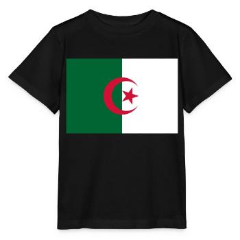 Algerien - Stanley/Stella Kinder T-Shirt MINI CREATOR  - Schwarz - Vorne - Mikhail (115cm)