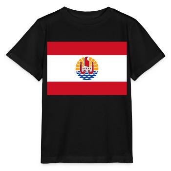 Französisch-Polynesien - Stanley/Stella Kinder T-Shirt MINI CREATOR  - Schwarz - Vorne - Mikhail (115cm)