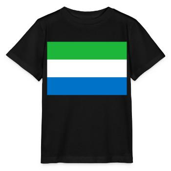 Sierra Leone - Stanley/Stella Kinder T-Shirt MINI CREATOR  - Schwarz - Vorne - Mikhail (115cm)