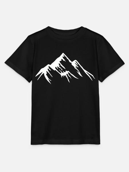berge - Stanley/Stella Kinder T-Shirt MINI CREATOR  - Schwarz