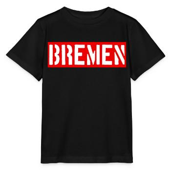 Bremen - Weser - Werder - Hansestadt - Stanley/Stella Kinder T-Shirt MINI CREATOR  - Schwarz - Vorne - Mikhail (115cm)