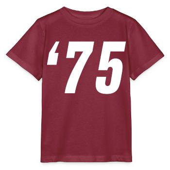 1975 - Stanley/Stella Kinder T-Shirt MINI CREATOR  - Burgunderrot - Vorne - Kain (125cm)