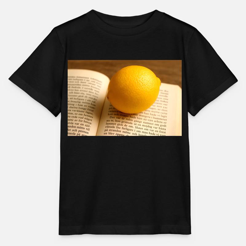 Hêtre et citron - T-shirt bio MINI CREATOR Stanley/Stella Enfant - noir