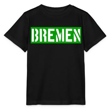 Bremen - Weser - Werder - Hansestadt - Stanley/Stella Kinder T-Shirt MINI CREATOR  - Schwarz - Vorne - Mikhail (115cm)