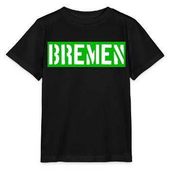 Bremen - Weser - Werder - Hansestadt - Stanley/Stella Kinder T-Shirt MINI CREATOR  - Schwarz - Vorne - Mikhail (115cm)