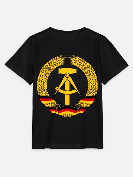 Armoiries de la RDA - T-shirt bio MINI CREATOR Stanley/Stella Enfant - noir