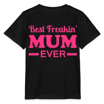 Mum - Stanley/Stella MINI CREATOR Kids’ T-Shirt - black - Front - Mikhail (115cm)