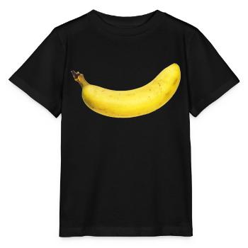 banane - T-shirt bio MINI CREATOR Stanley/Stella Enfant - noir - Devant - Mikhail (115cm)