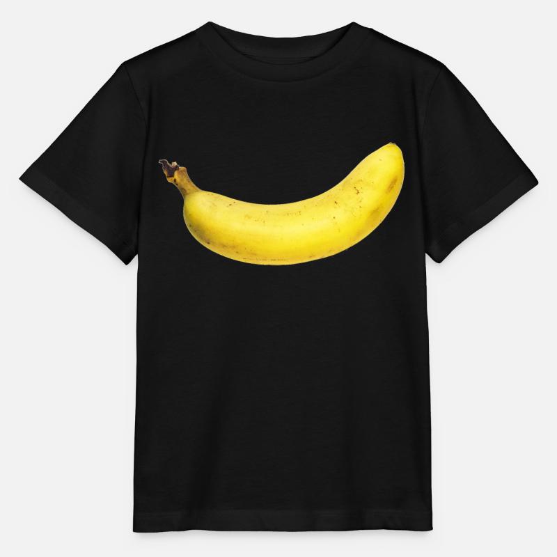 banane - T-shirt bio MINI CREATOR Stanley/Stella Enfant - noir