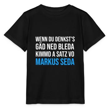 Markus Söder - Stanley/Stella Kinder T-Shirt MINI CREATOR  - Schwarz - Vorne - Mikhail (115cm)