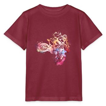 Motorsport - Stanley/Stella MINI CREATOR Kids’ T-Shirt - burgundy - Front - Kain (125cm)