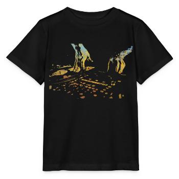DJ Controller Electronic Music - Stanley/Stella MINI CREATOR Kids’ T-Shirt - black - Front - Mikhail (115cm)