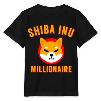 Shiba Inu Token - Shiba inu coin, shib coin, shib - Stanley/Stella MINI CREATOR Kids’ T-Shirt - black - Front - Mikhail (115cm)