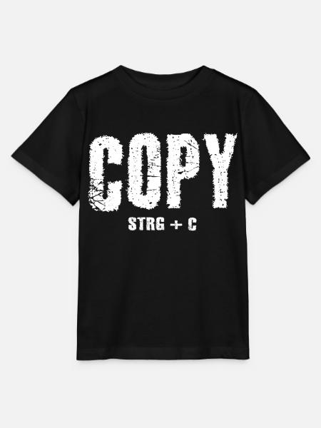 Copy STRG+C - Stanley/Stella Kinder T-Shirt MINI CREATOR - Schwarz