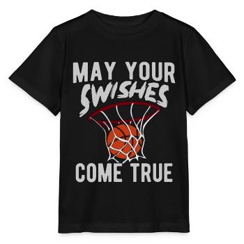 Basketball Basketballer - Stanley/Stella MINI CREATOR Kids’ T-Shirt - black - Front - Mikhail (115cm)