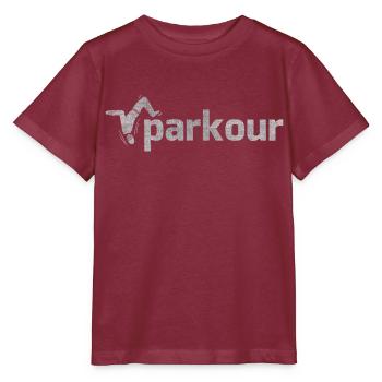 Free running - Stanley/Stella MINI CREATOR Kids’ T-Shirt - burgundy - Front - Kain (125cm)