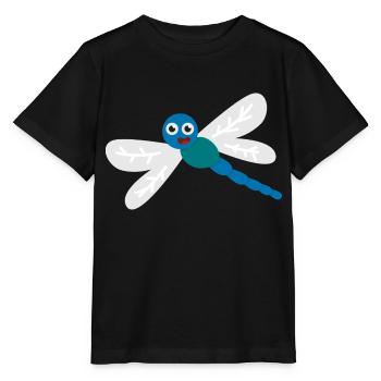 Dragonfly - Stanley/Stella MINI CREATOR Kids’ T-Shirt - black - Front - Mikhail (115cm)