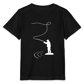 Pêcheur pêcheur Petri Heil - T-shirt bio MINI CREATOR Stanley/Stella Enfant - noir - Devant - Mikhail (115cm)