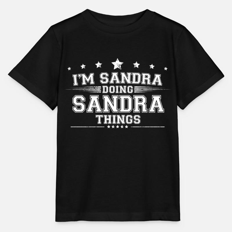 Sandra - T-shirt bio MINI CREATOR Stanley/Stella Enfant - noir