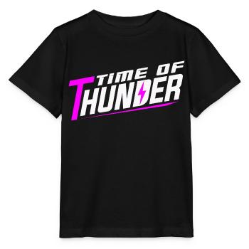 PINK POWER - Stanley/Stella Kinder T-Shirt MINI CREATOR  - Schwarz - Vorne - Mikhail (115cm)