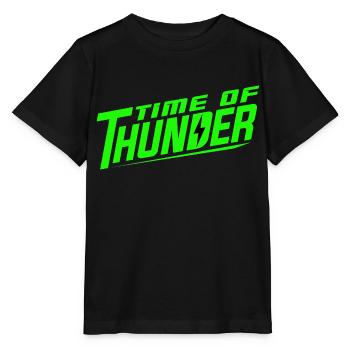 GREEN POWER - Stanley/Stella Kinder T-Shirt MINI CREATOR  - Schwarz - Vorne - Mikhail (115cm)