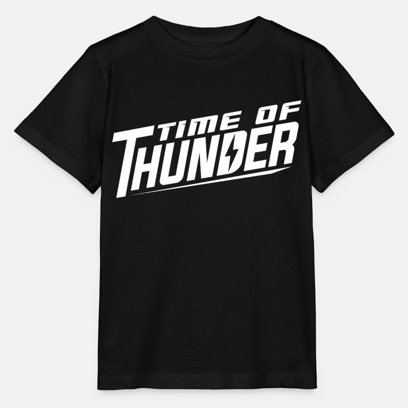 Time of Thunder CLASSIC B&W - Stanley/Stella MINI CREATOR Kids’ T-Shirt - black