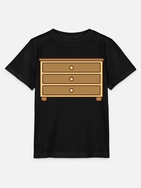 Schubladen Kommode Möbelstück Design - Stanley/Stella Kinder T-Shirt MINI CREATOR - Schwarz