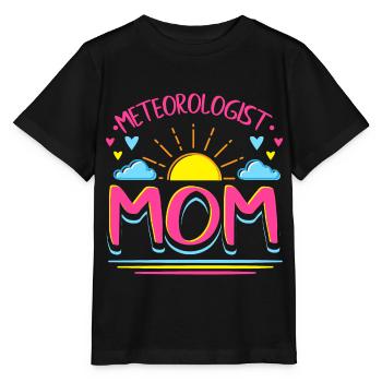 Drôle de météorologie Maman Météo Météo Cadeau - T-shirt bio MINI CREATOR Stanley/Stella Enfant - noir - Devant - Mikhail (115cm)