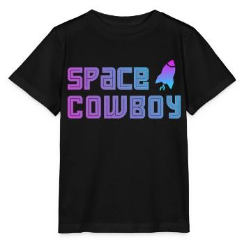 Cowboy de l’espace - T-shirt bio MINI CREATOR Stanley/Stella Enfant - noir - Devant - Mikhail (115cm)