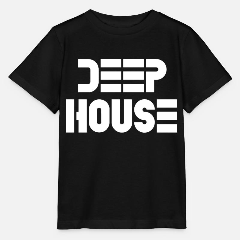 Deep house - Stanley/Stella MINI CREATOR Kids’ T-Shirt - black
