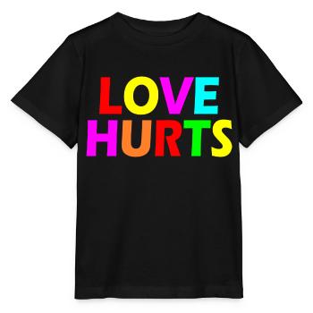 Love hurts - Stanley/Stella MINI CREATOR Kids’ T-Shirt - black - Front - Mikhail (115cm)