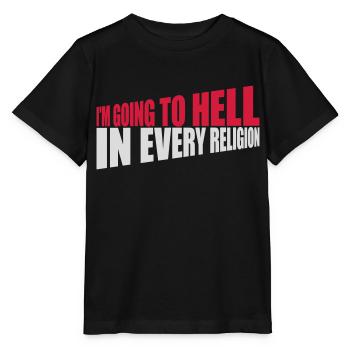 En allant en enfer - T-shirt bio MINI CREATOR Stanley/Stella Enfant - noir - Devant - Mikhail (115cm)