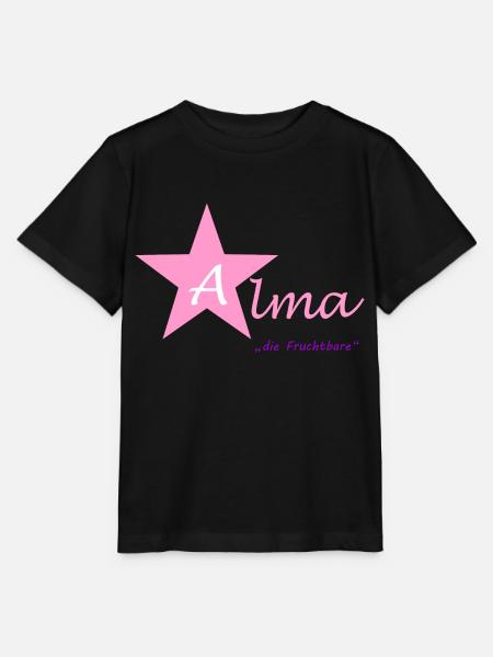 Alma - Stanley/Stella Kinder T-Shirt MINI CREATOR - Schwarz