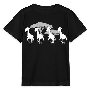 Safari Zoo Animal Safari Zoo - Stanley/Stella Kinder T-Shirt MINI CREATOR  - Schwarz - Vorne - Mikhail (115cm)