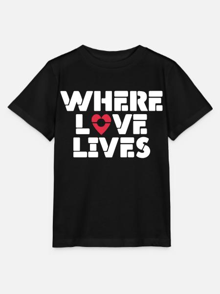 Wo die Liebe wohnt - Stanley/Stella Kinder T-Shirt MINI CREATOR - Schwarz