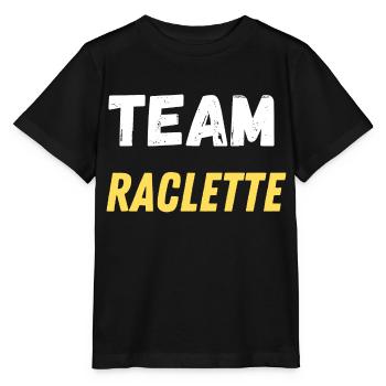 team raclette - T-shirt bio MINI CREATOR Stanley/Stella Enfant - noir - Devant - Mikhail (115cm)