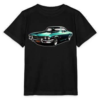 Vintage Racing Classic Car Motiv - Stanley/Stella Kinder T-Shirt MINI CREATOR  - Schwarz - Vorne - Mikhail (115cm)