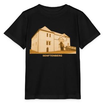 Château de Senftenberg Forteresse de Brandebourg Spreewald - T-shirt bio MINI CREATOR Stanley/Stella Enfant - noir - Devant - Mikhail (115cm)