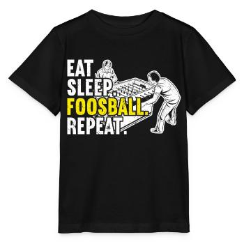 Foosball Table Football - Stanley/Stella MINI CREATOR Kids’ T-Shirt - black - Front - Mikhail (115cm)